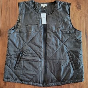 Socialite Ladies XL Black Puffer Vest NWT